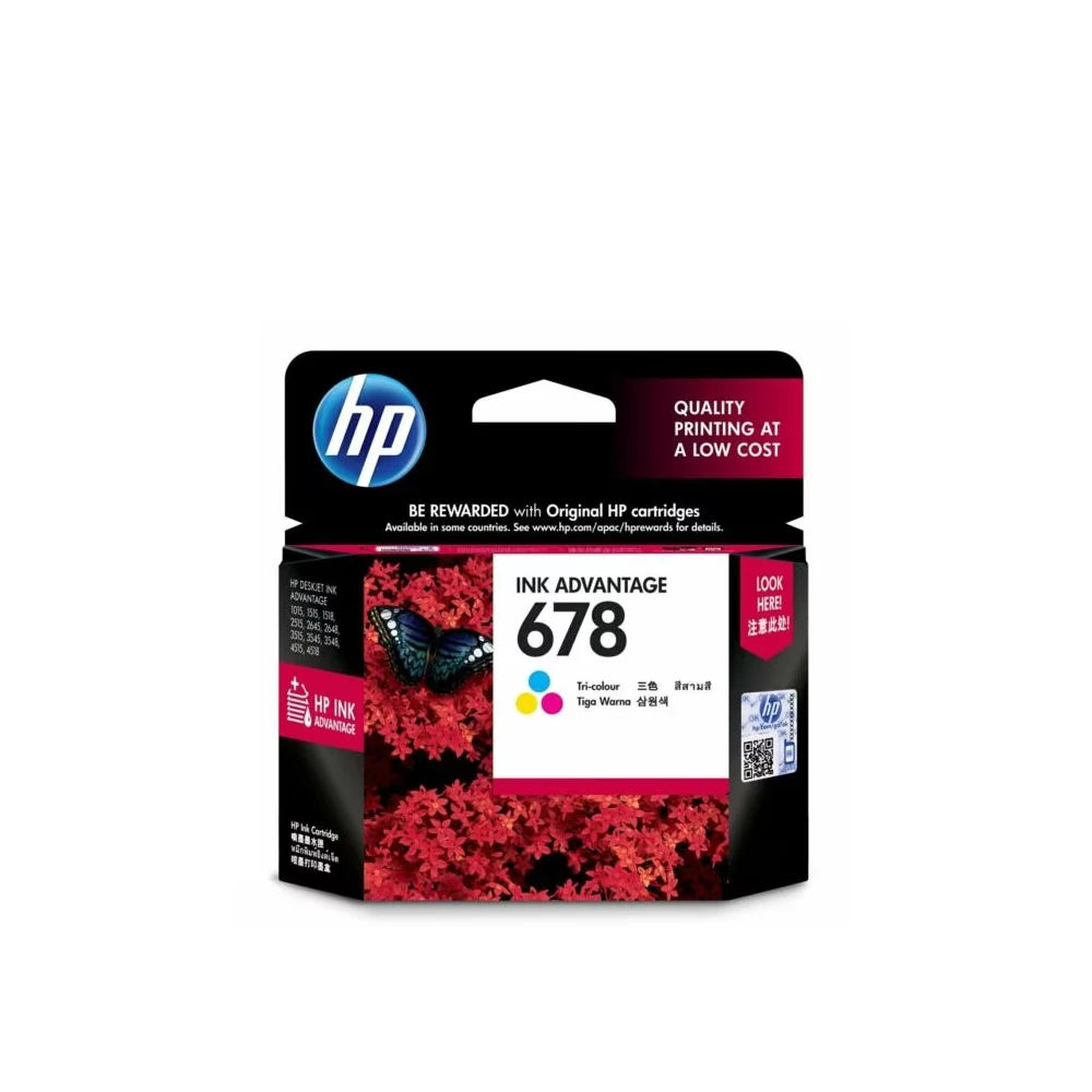 HP Genuine Ink Cartridge 678 Tri Color view 2